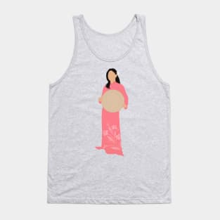 Ao Dai Minimal Tank Top